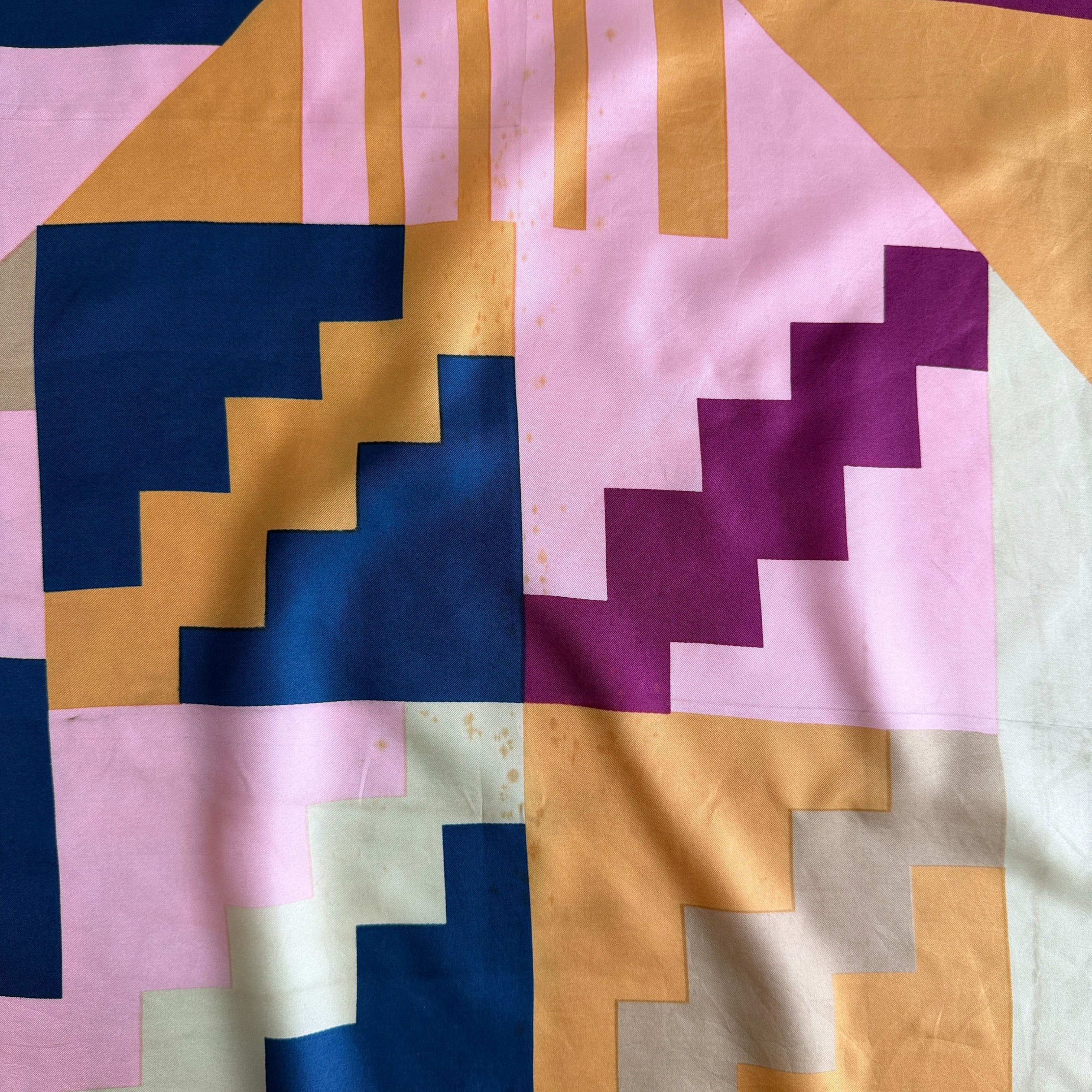 Vintage Silk scarf _M-4