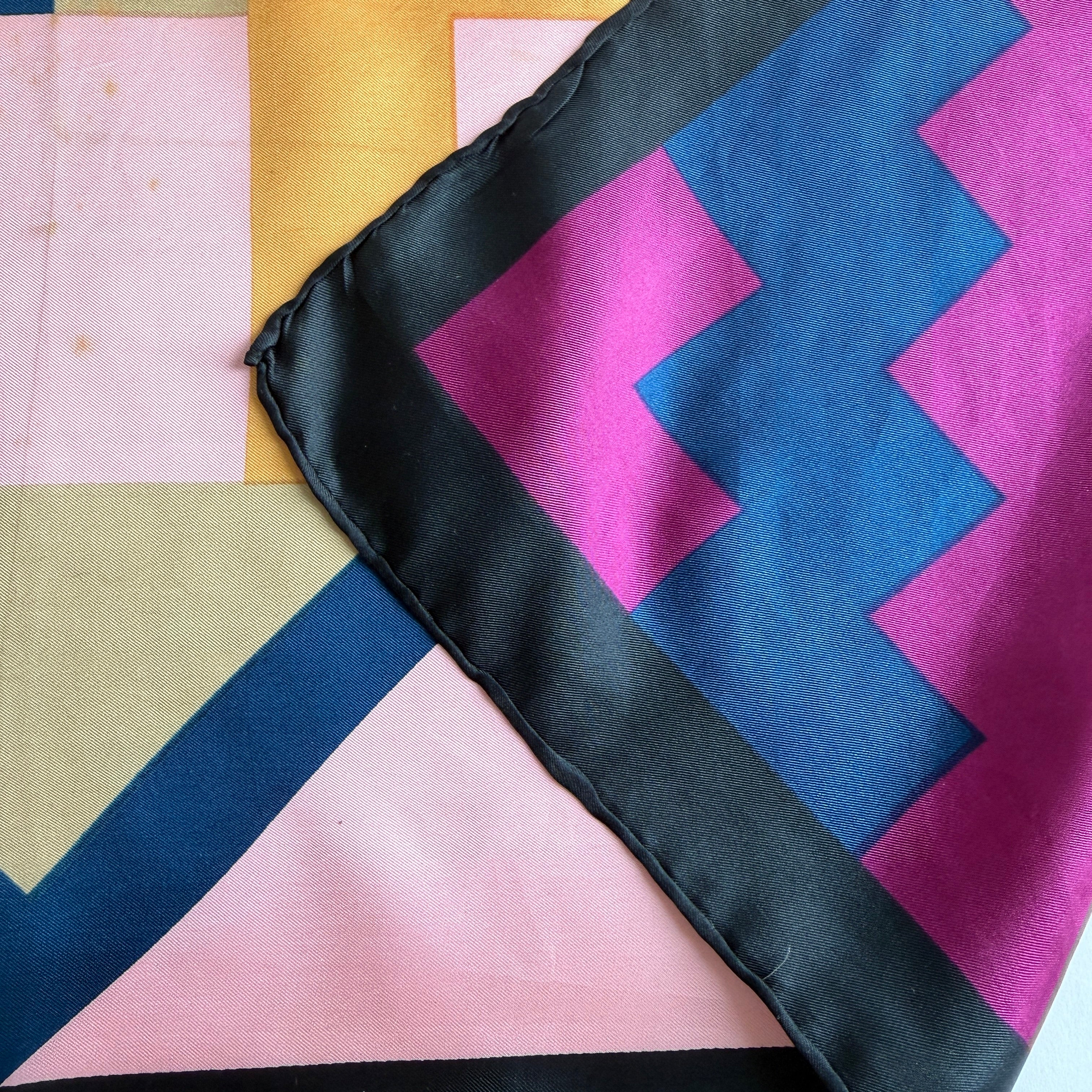 Vintage Silk scarf _M-4
