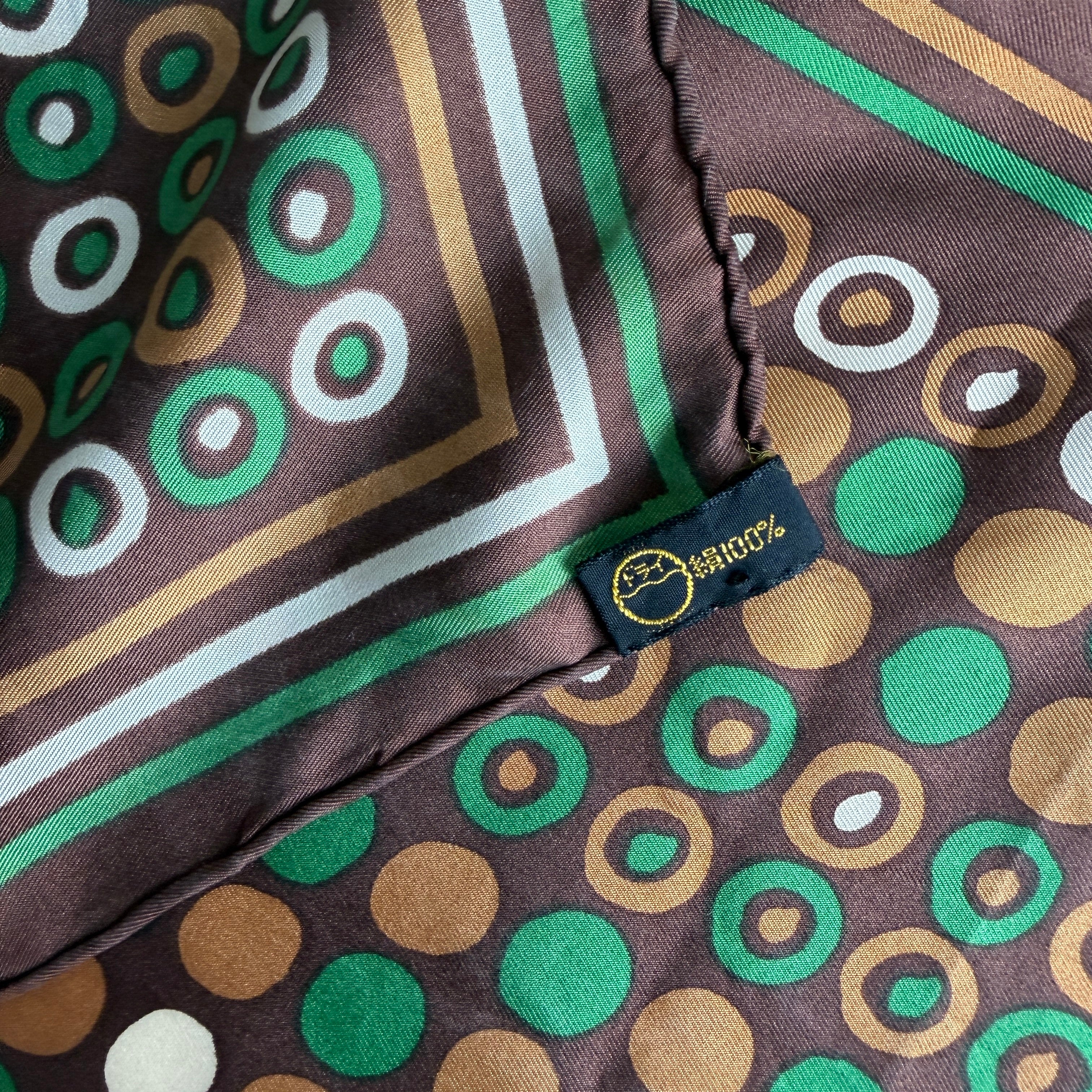 Vintage Silk scarf _M-24