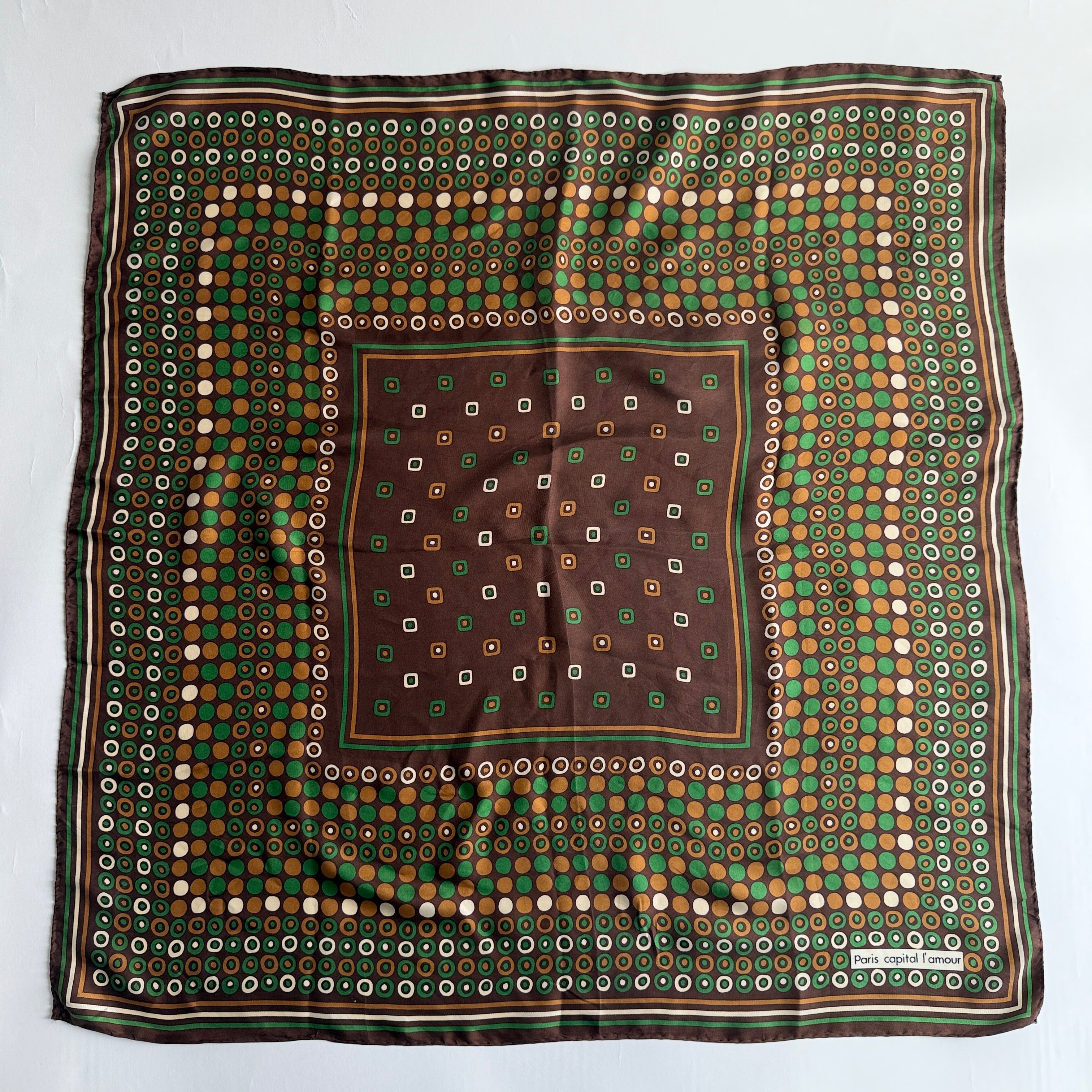 Vintage Silk scarf _M-24