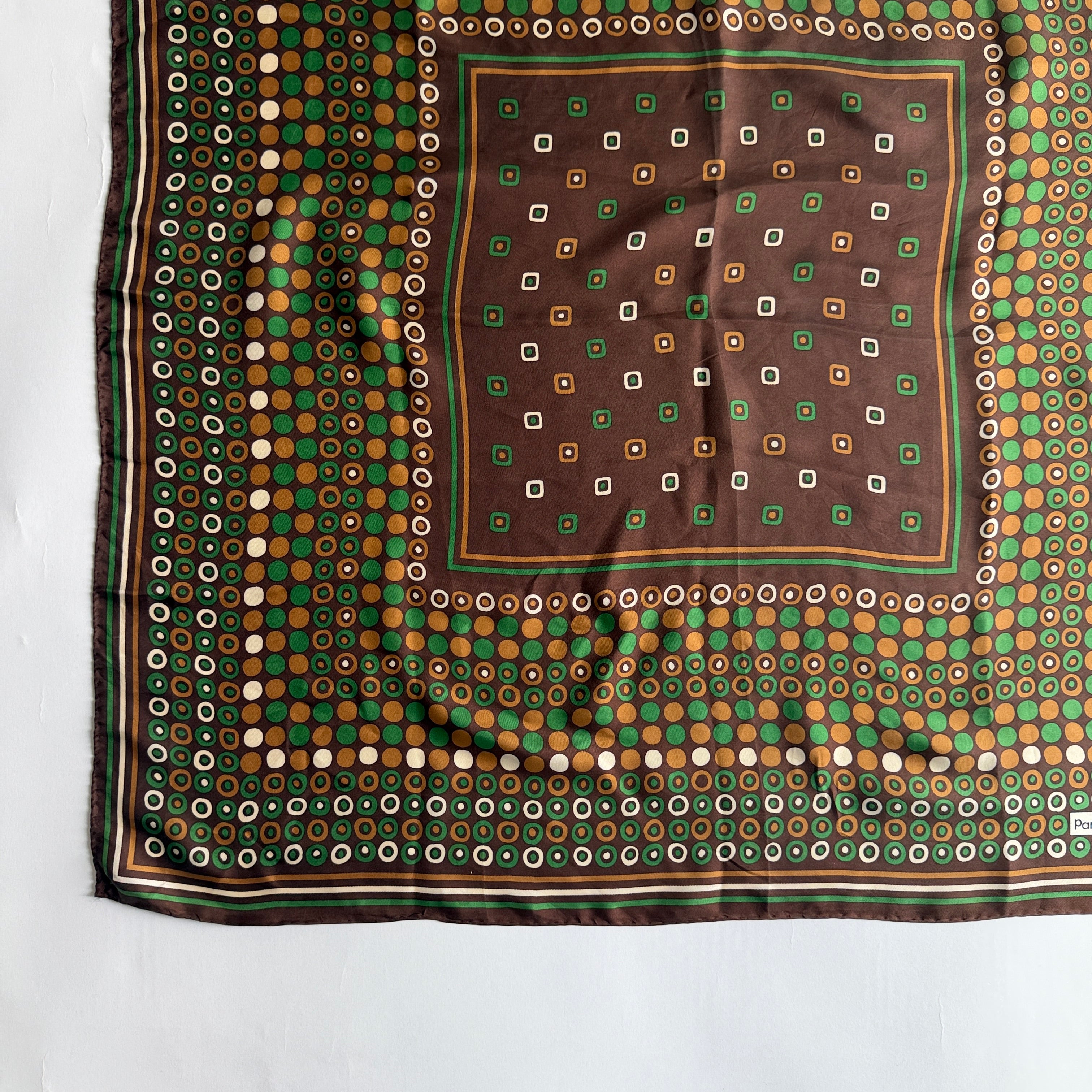 Vintage Silk scarf _M-24