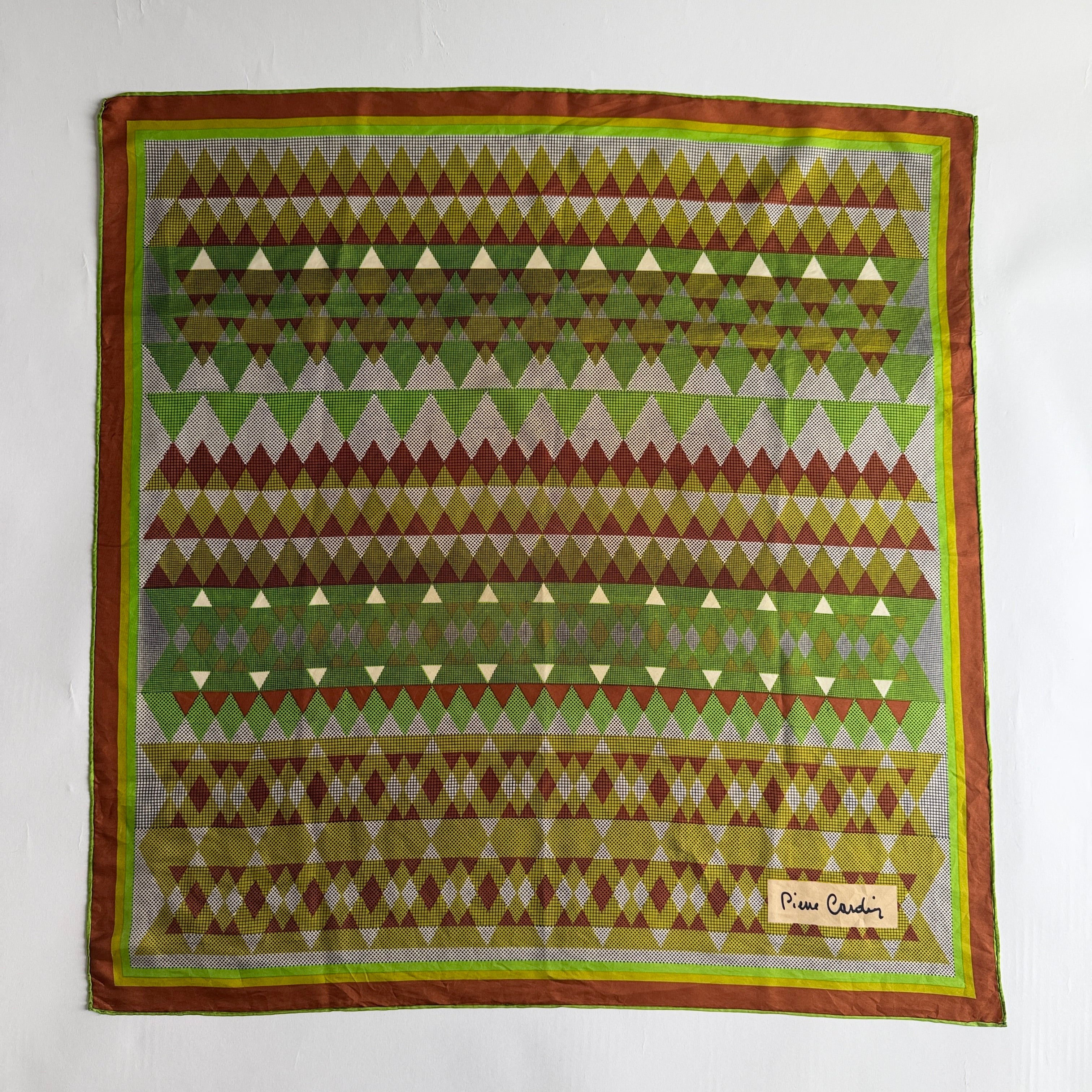 Vintage Silk scarf _M-9
