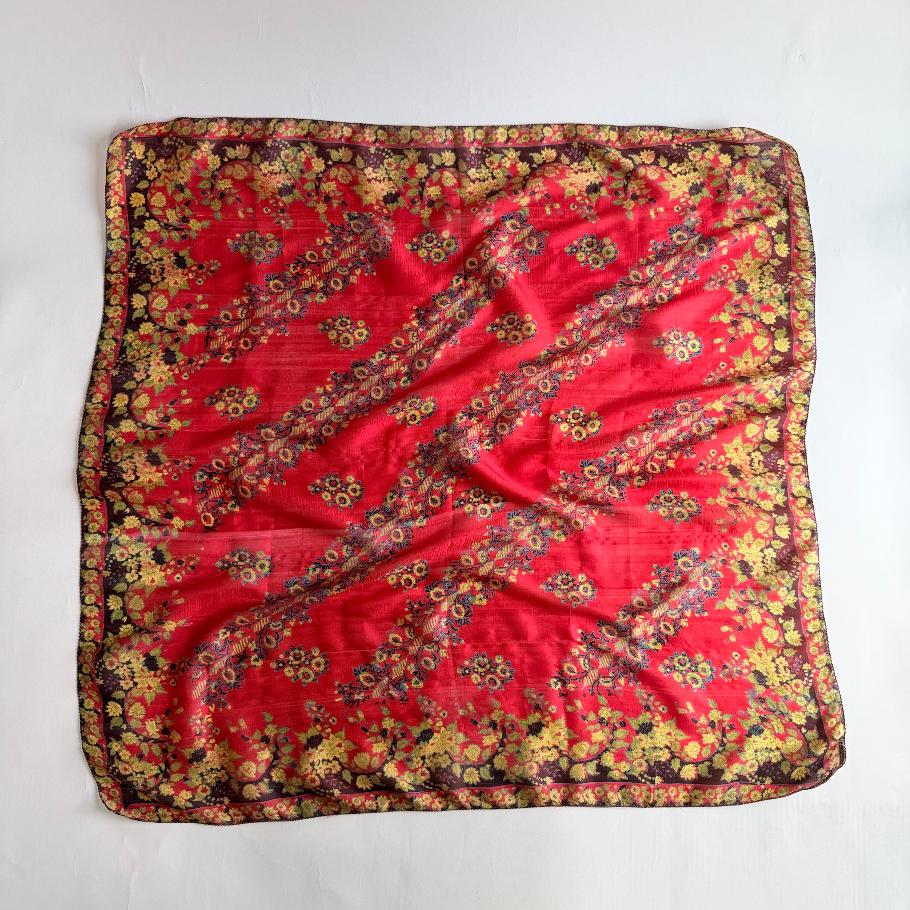 Vintage Silk scarf _L-20