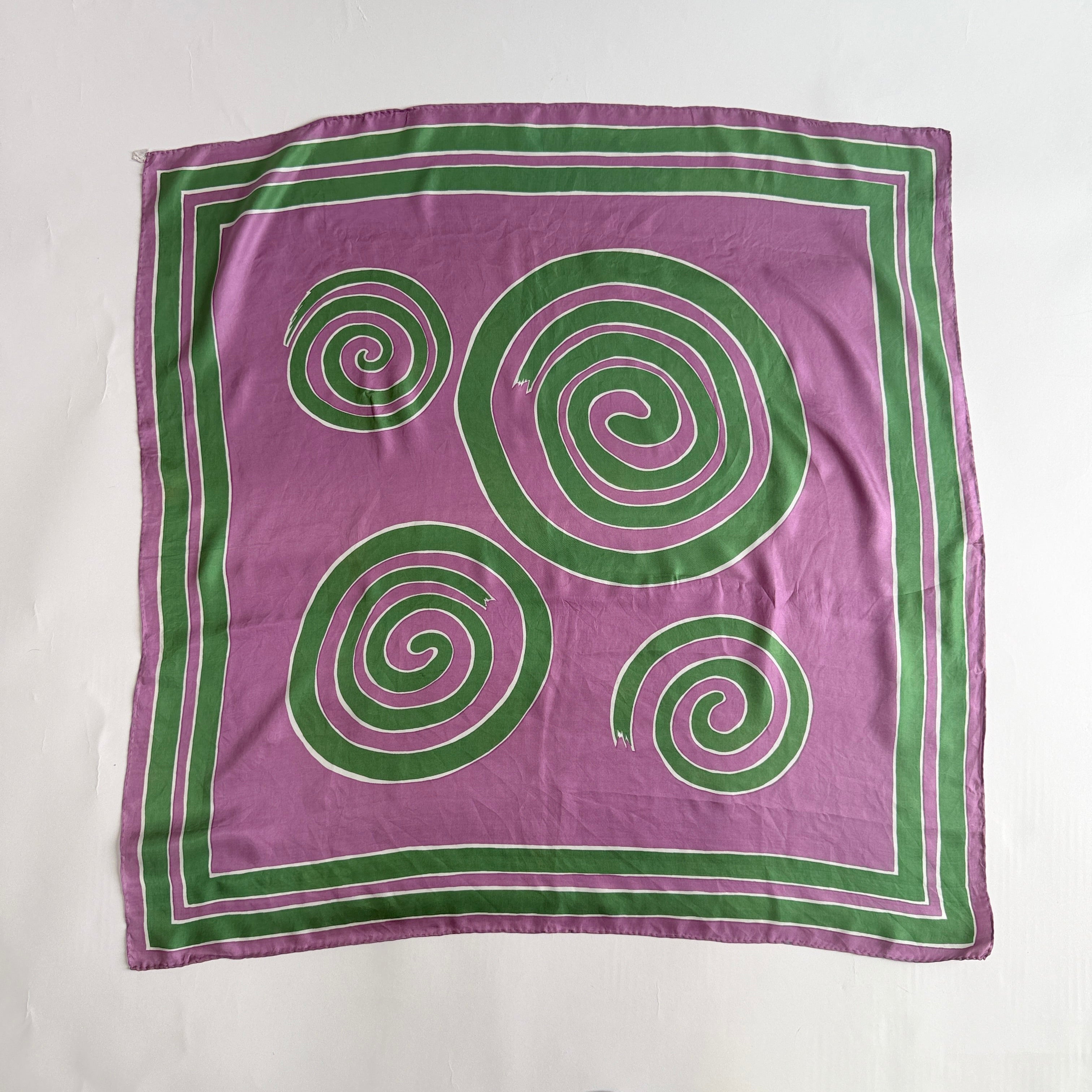 Vintage Silk scarf _M-7