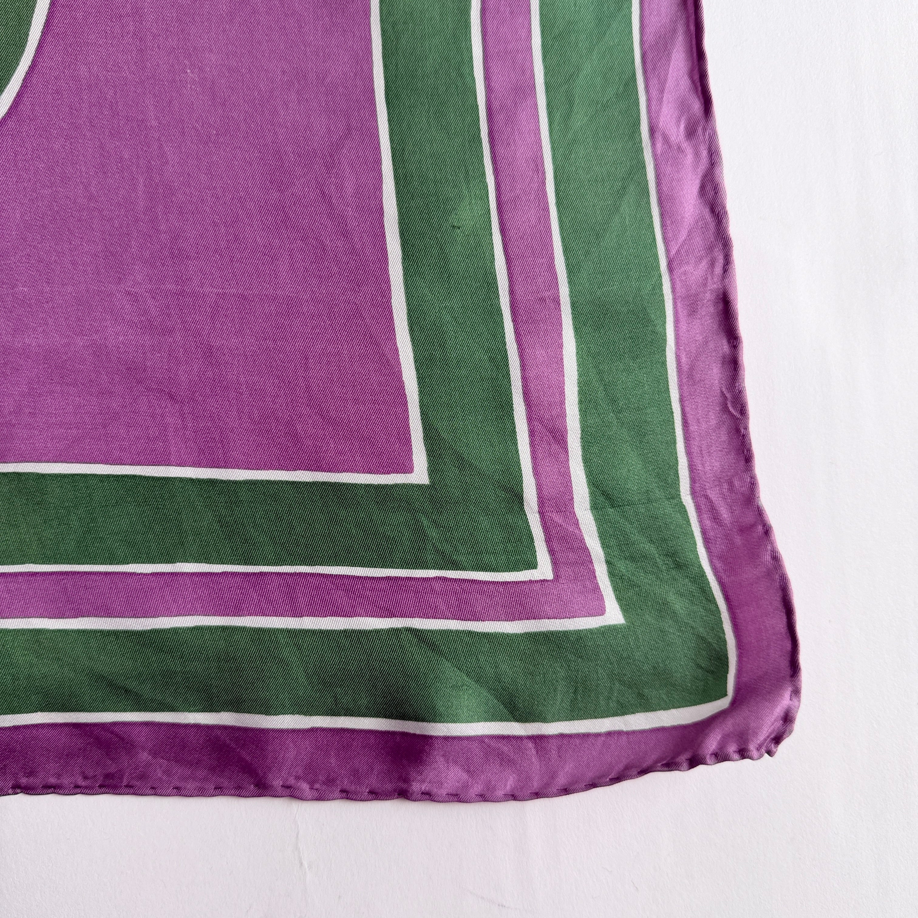 Vintage Silk scarf _M-7