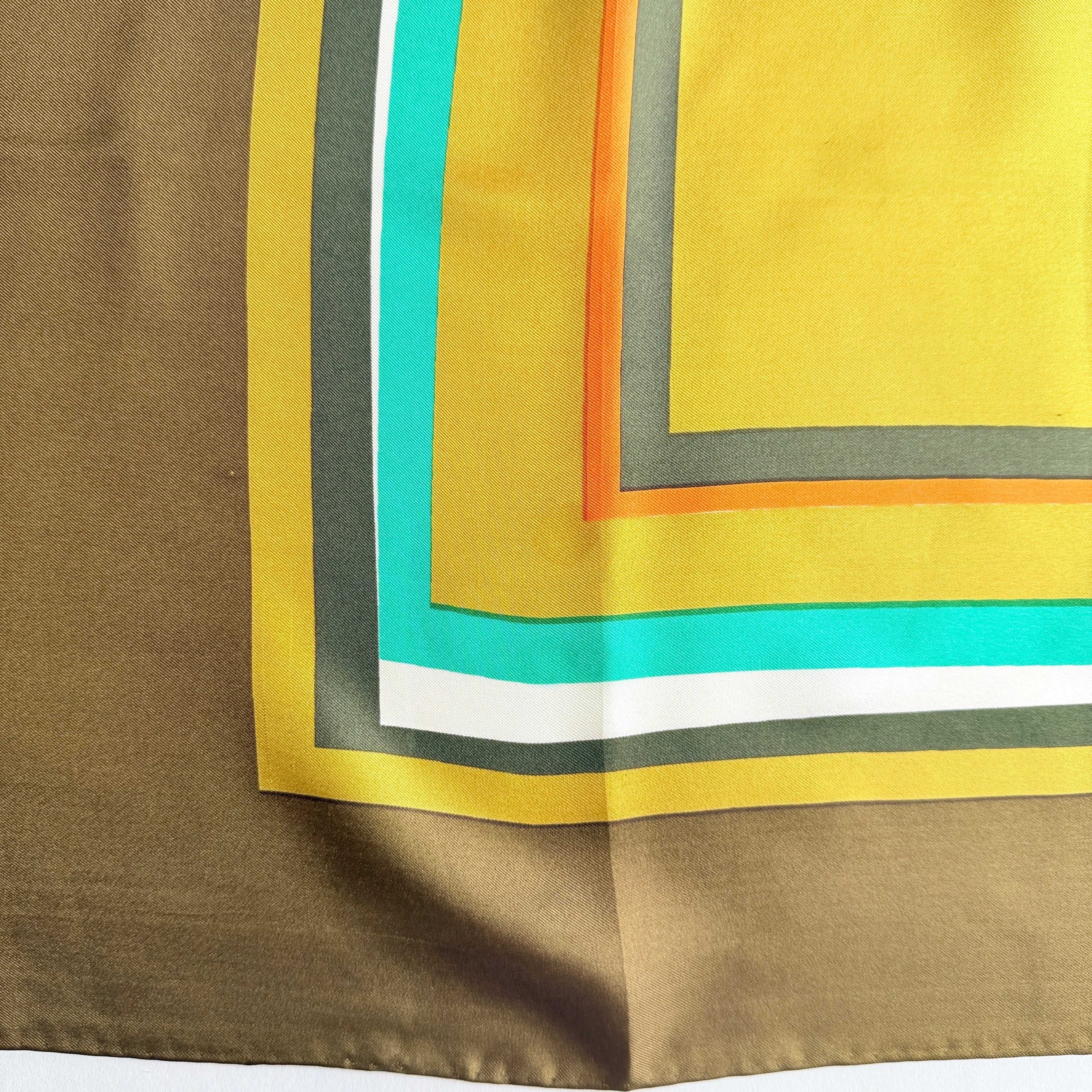 Vintage Silk scarf _M-10
