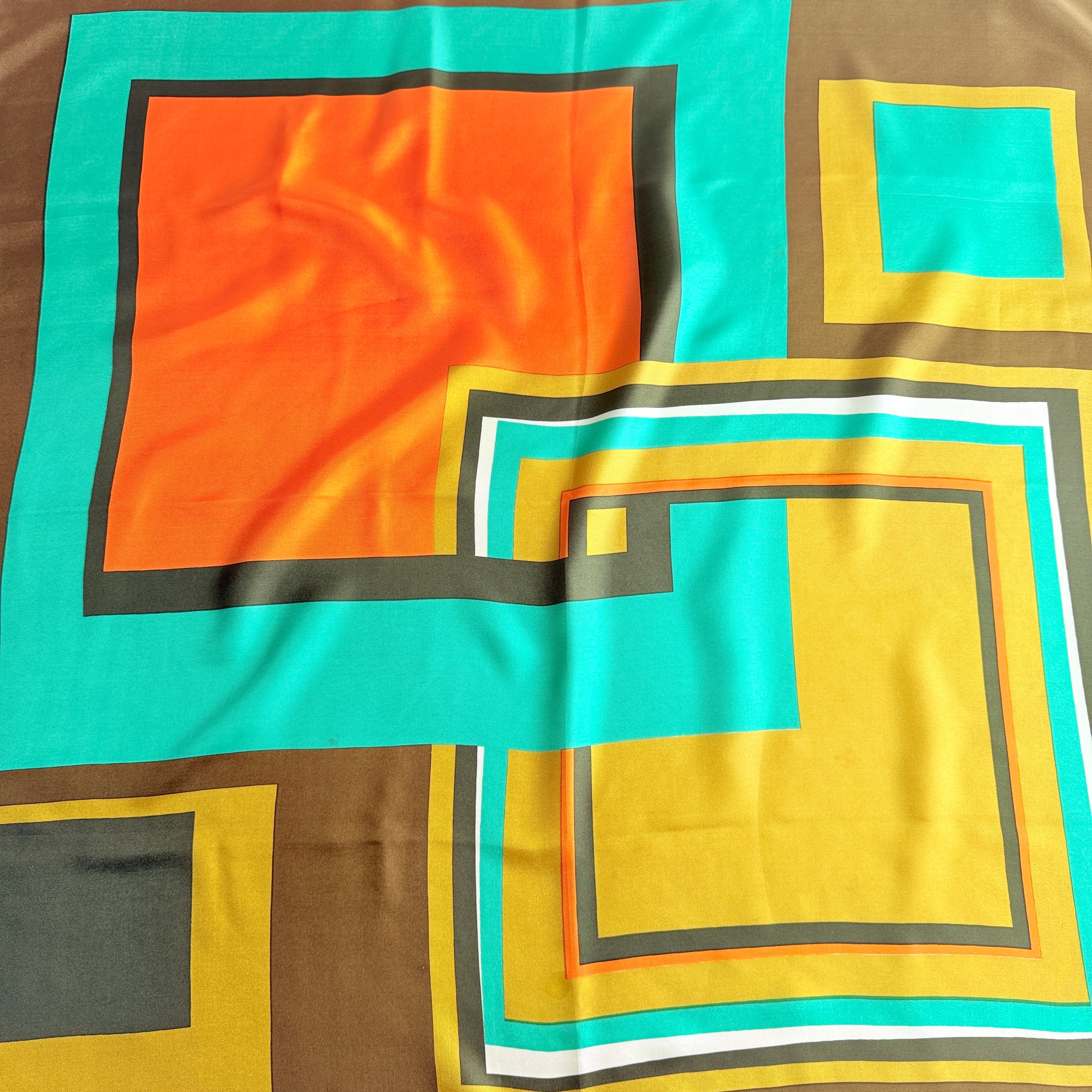 Vintage Silk scarf _M-10