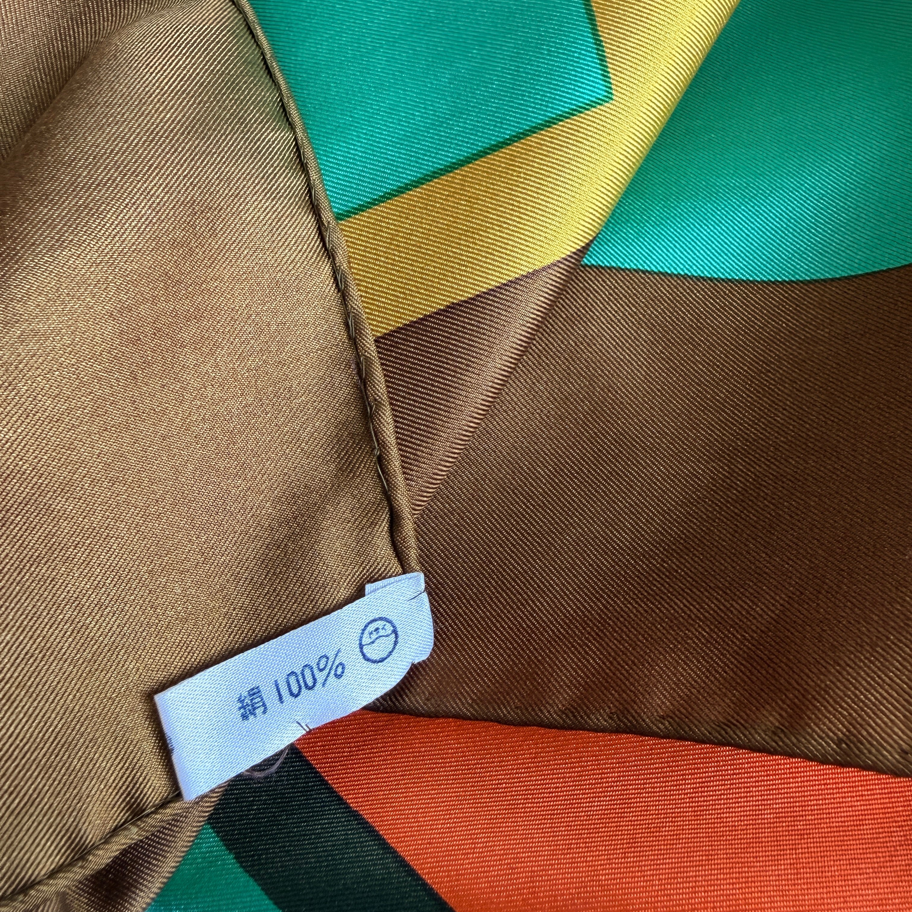 Vintage Silk scarf _M-10