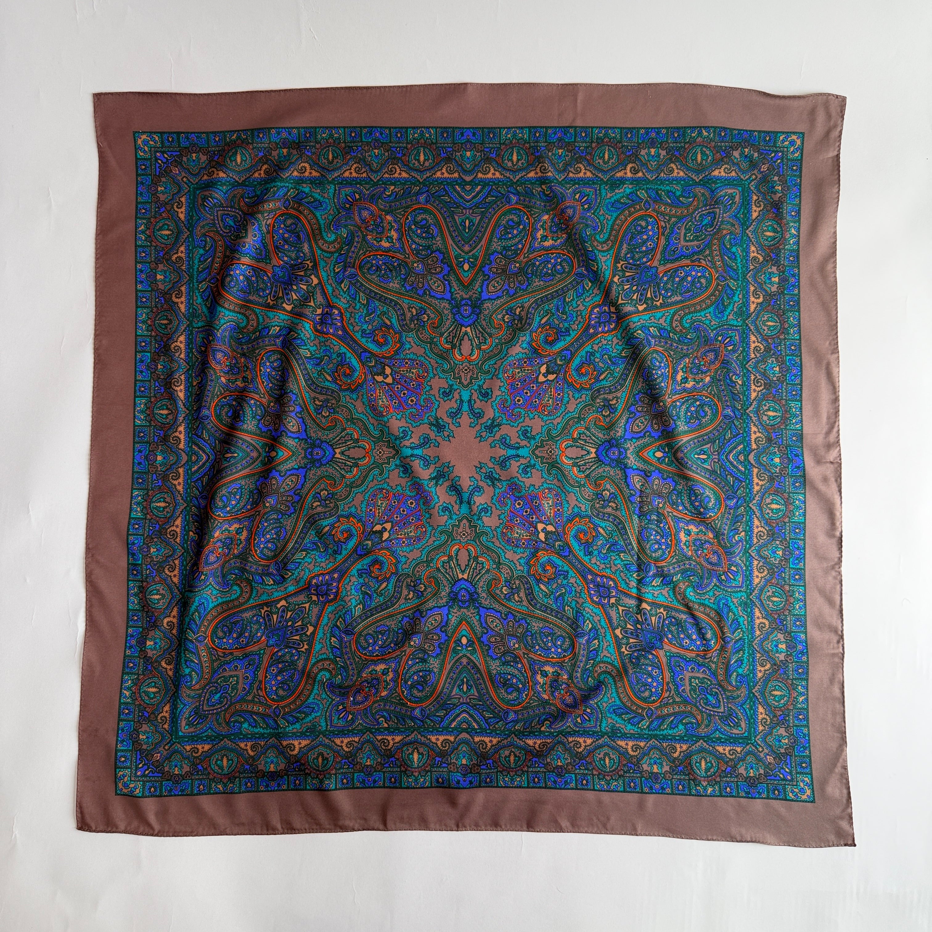 Vintage Silk scarf_L-1