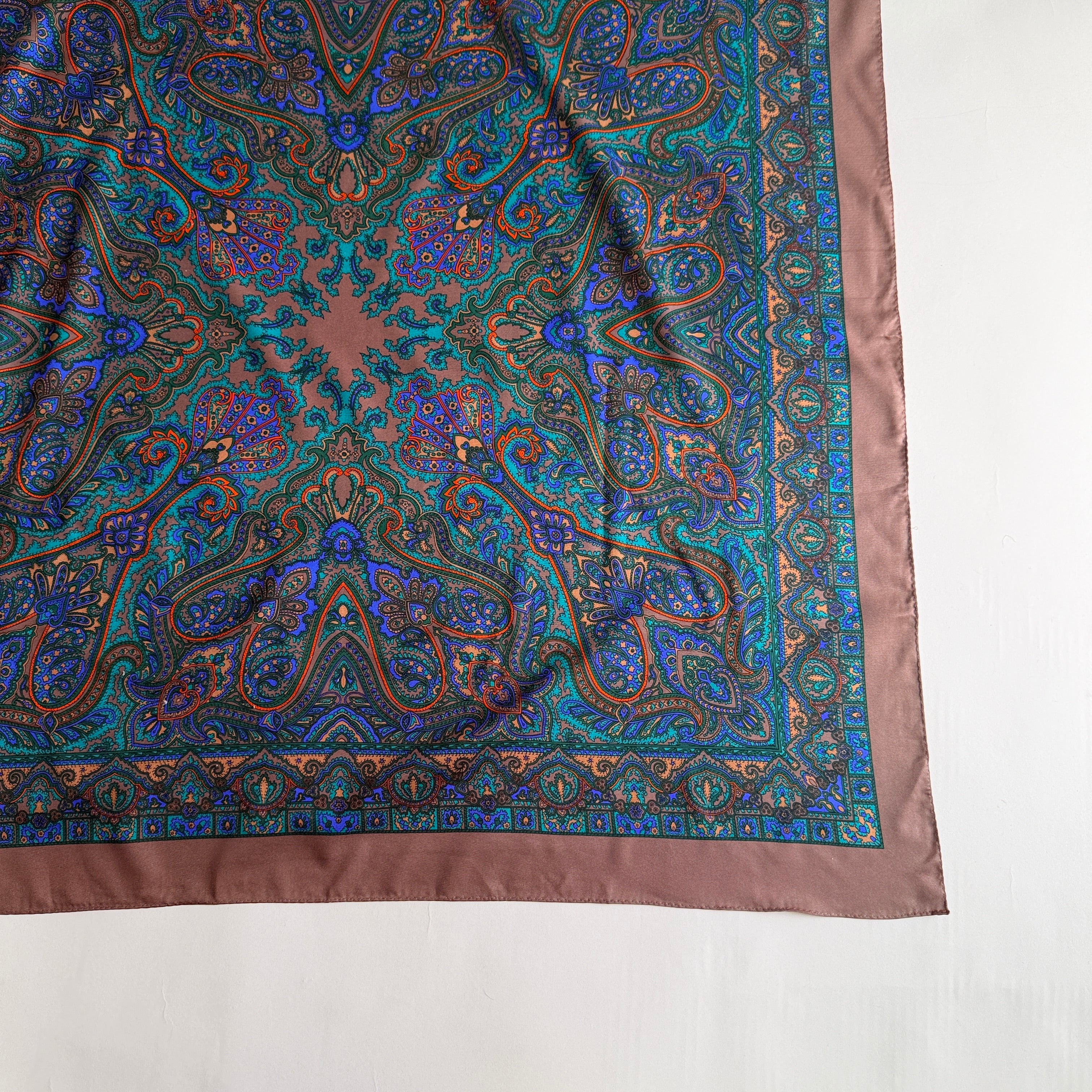 Vintage Silk scarf_L-1
