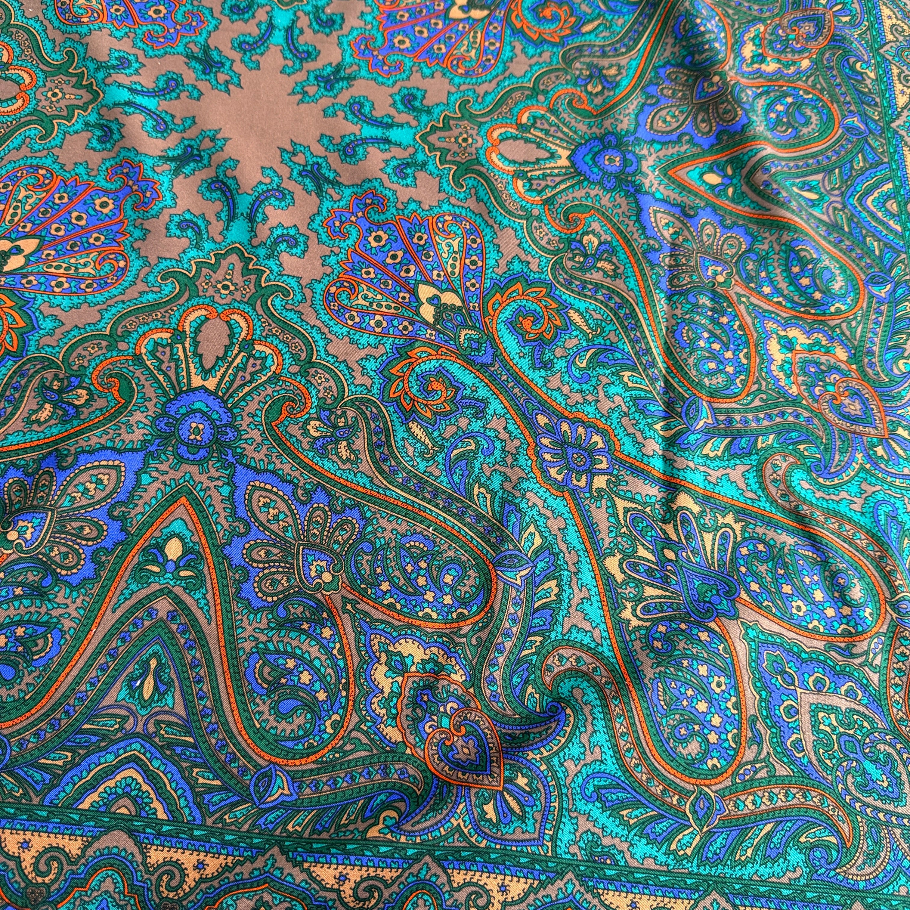Vintage Silk scarf_L-1