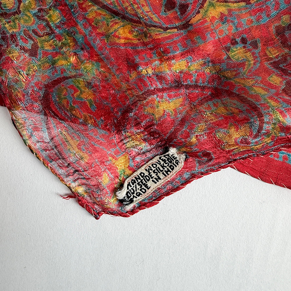 Vintage Silk scarf _S-3_