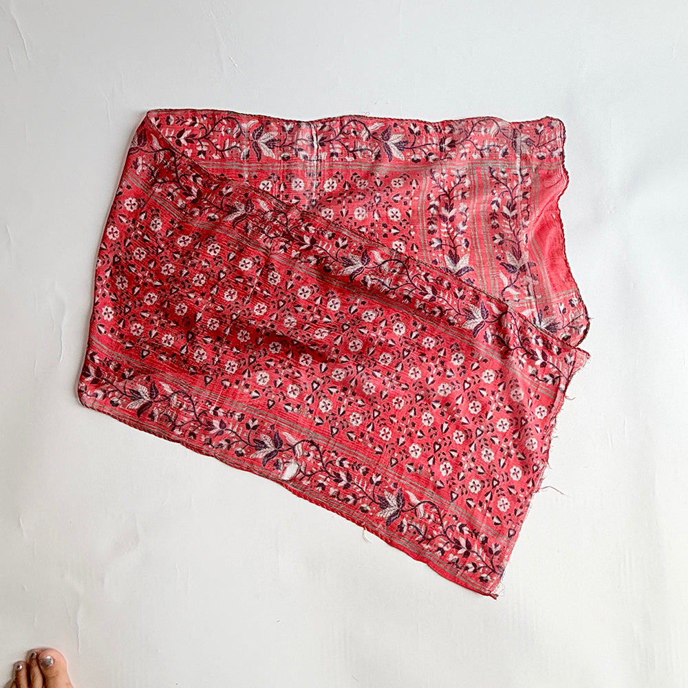 Vintage Silk scarf _変形_2_