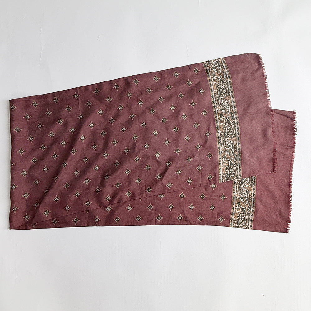 Vintage Silk scarf _変形_11