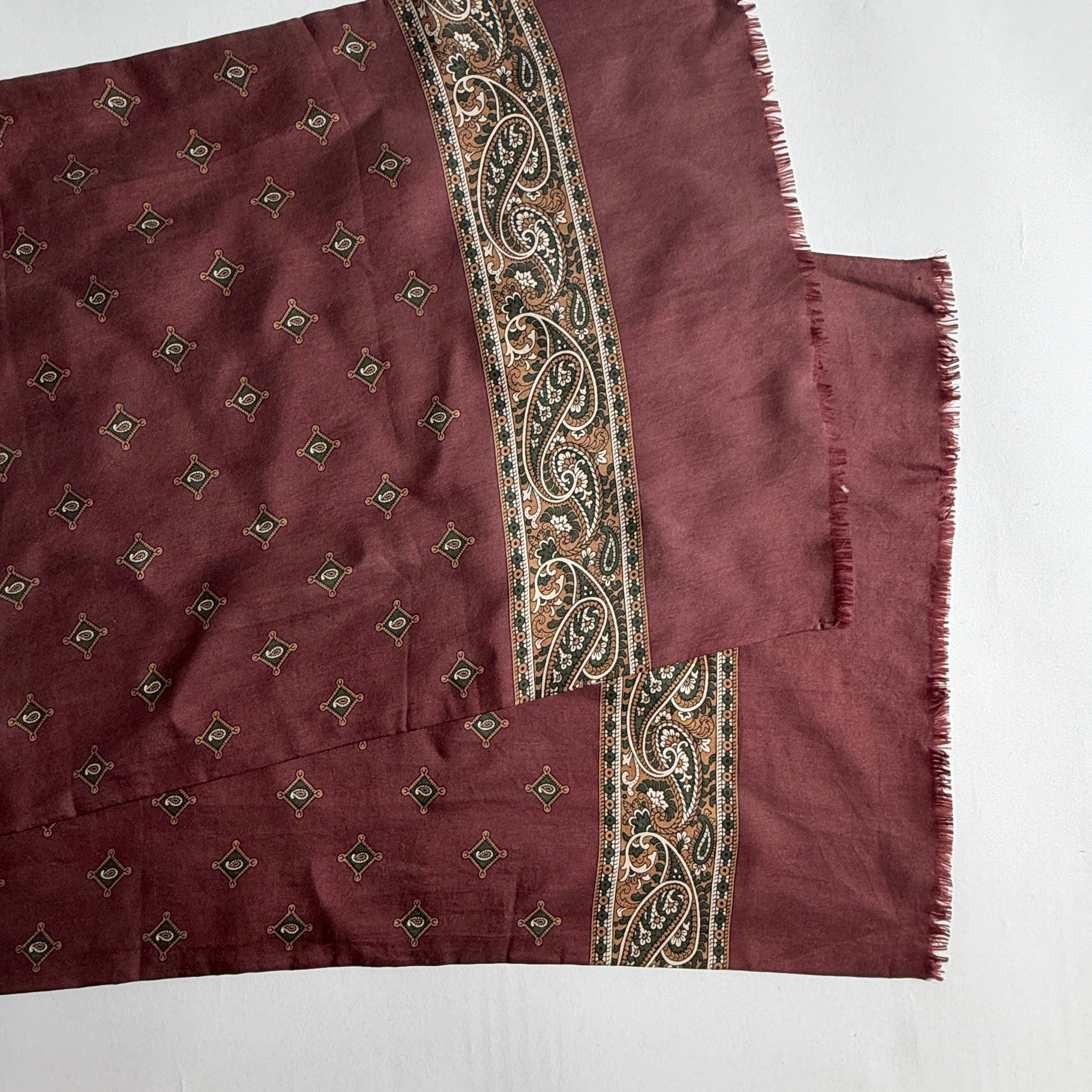 Vintage Silk scarf _変形_11