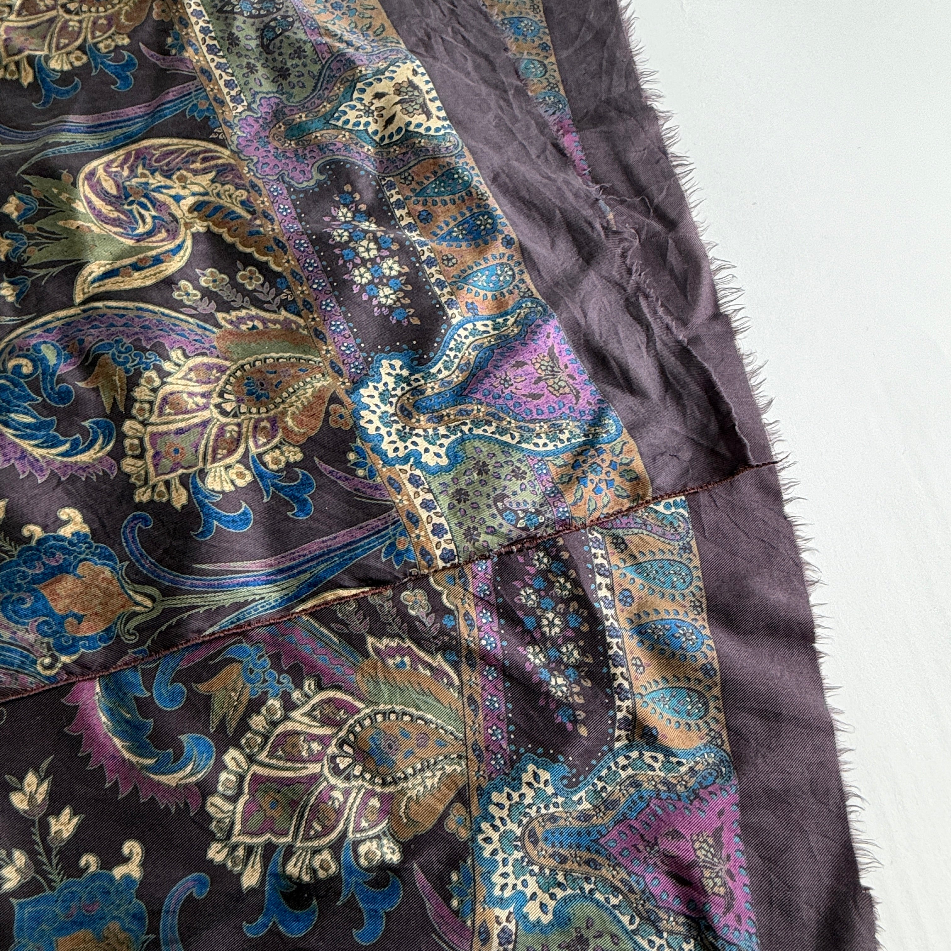 Vintage Silk scarf _変形_10