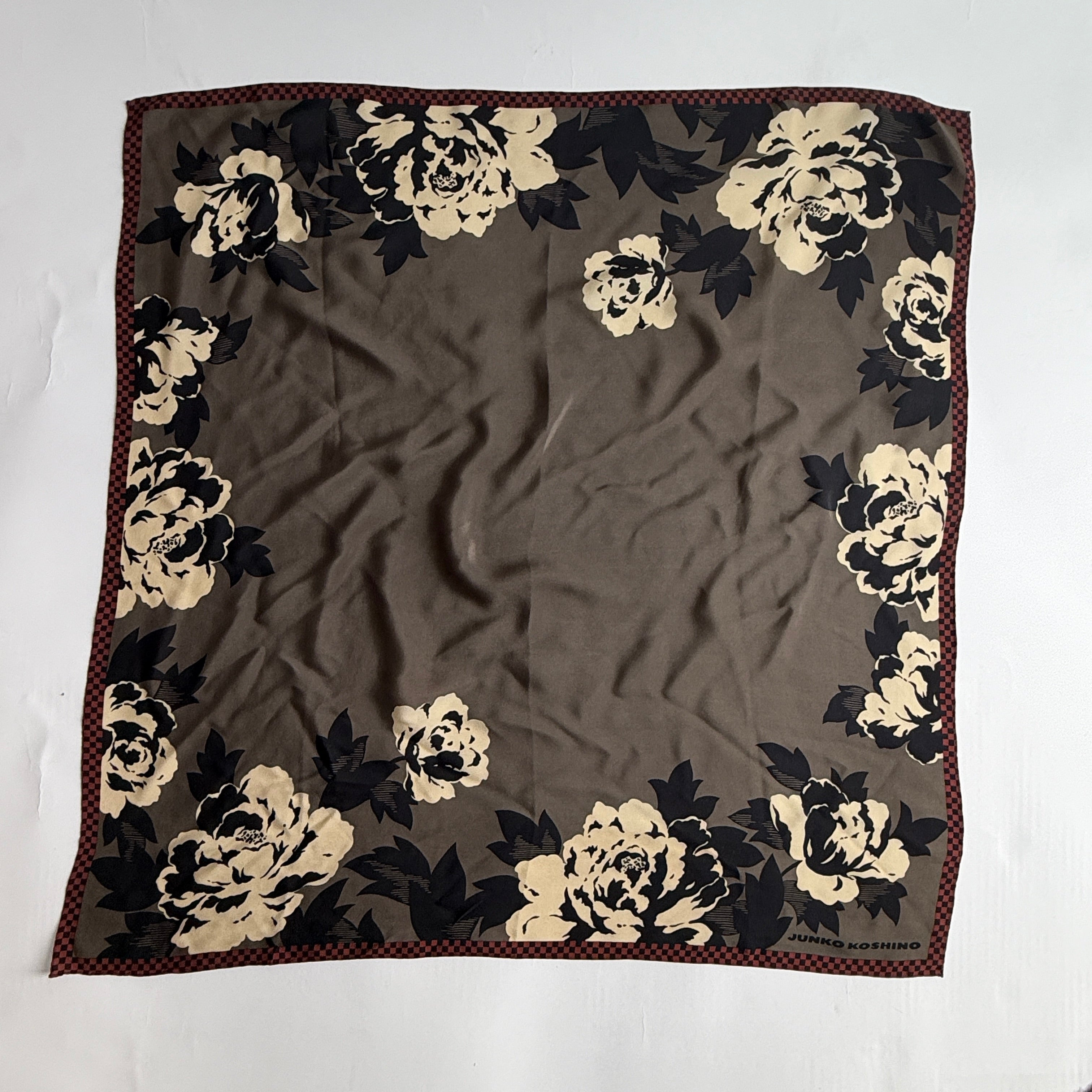 Vintage Silk scarf _M-12