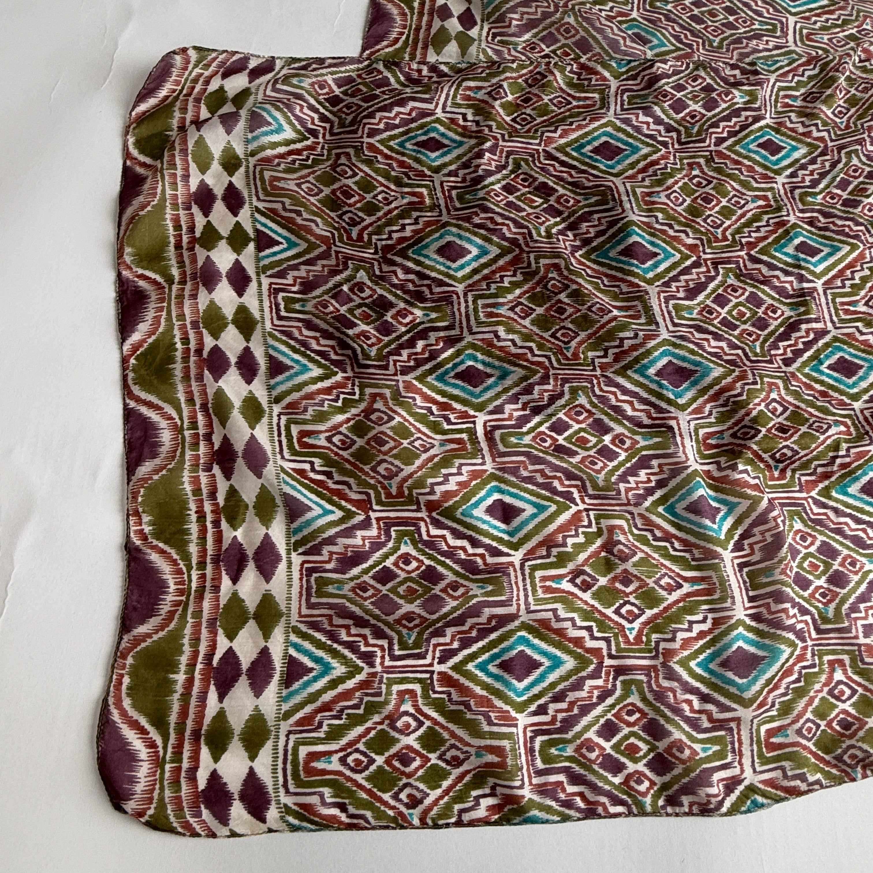 Vintage Silk scarf _変形_5_