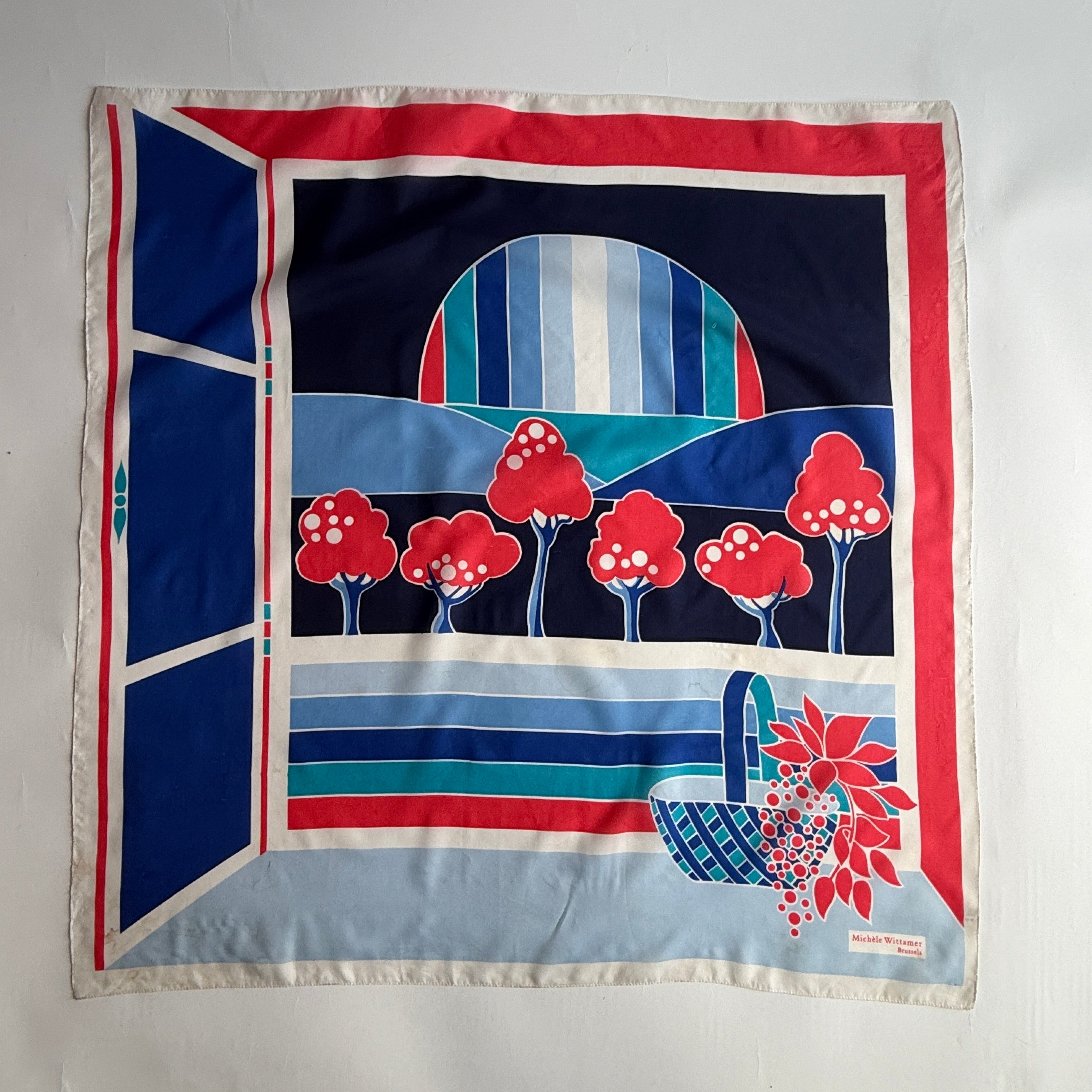 Vintage  scarf _M-25_