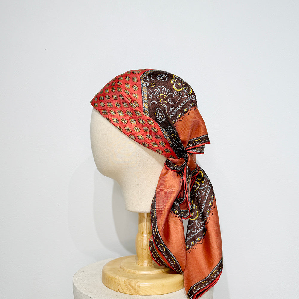 Vintage Silk scarf _M-14