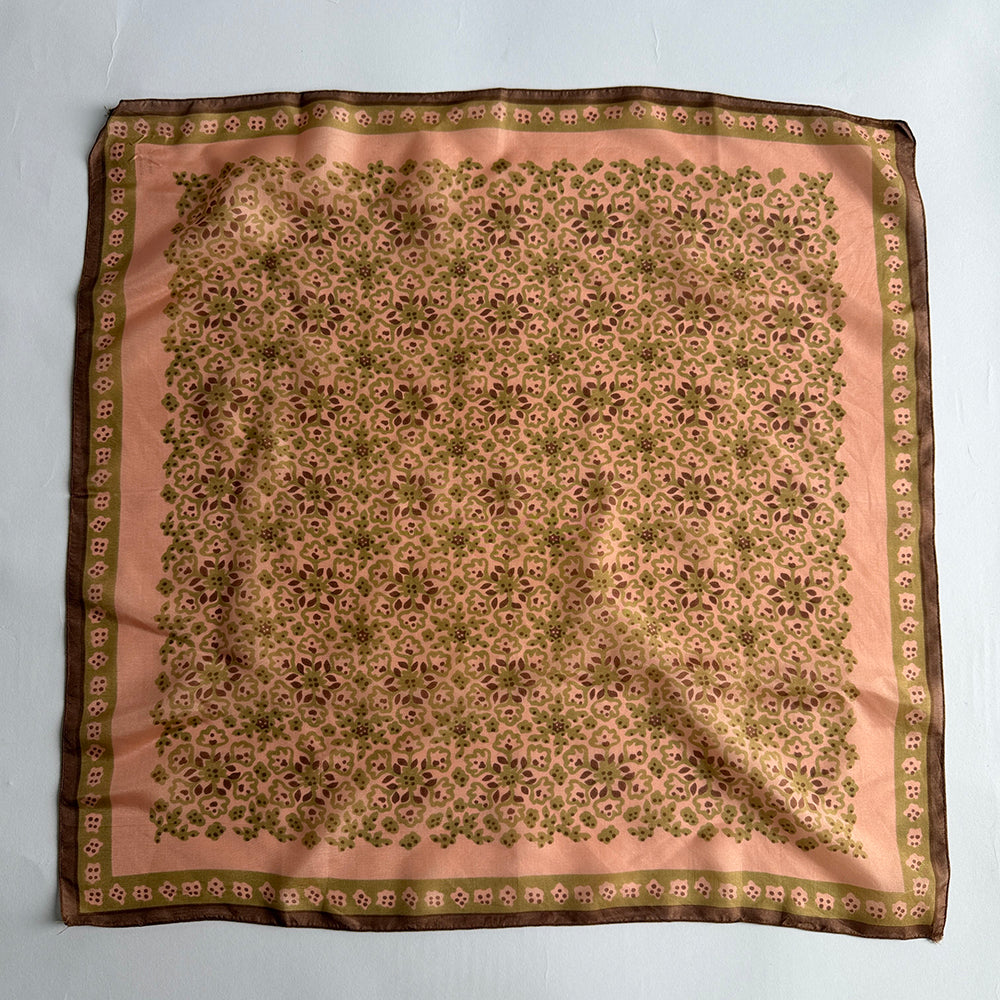 Vintage Silk scarf _S-41