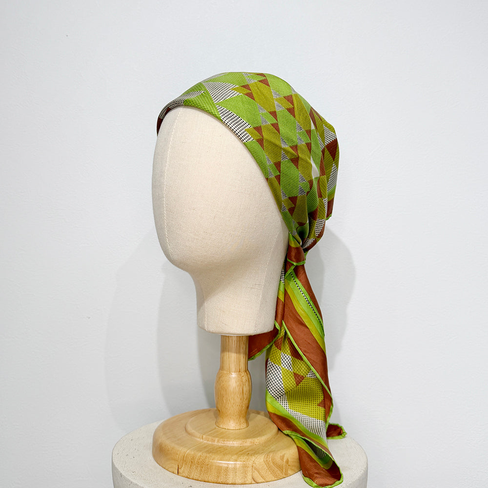 Vintage Silk scarf _M-9
