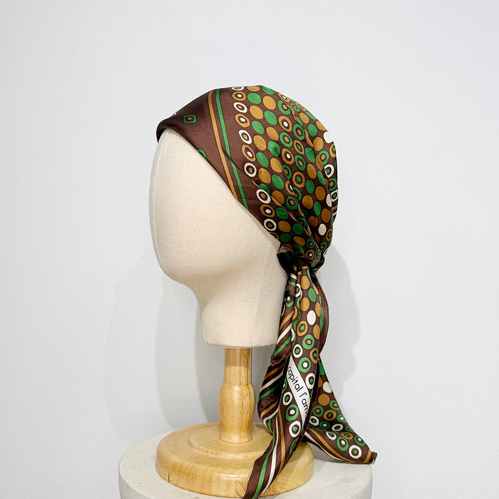 Vintage Silk scarf _M-24