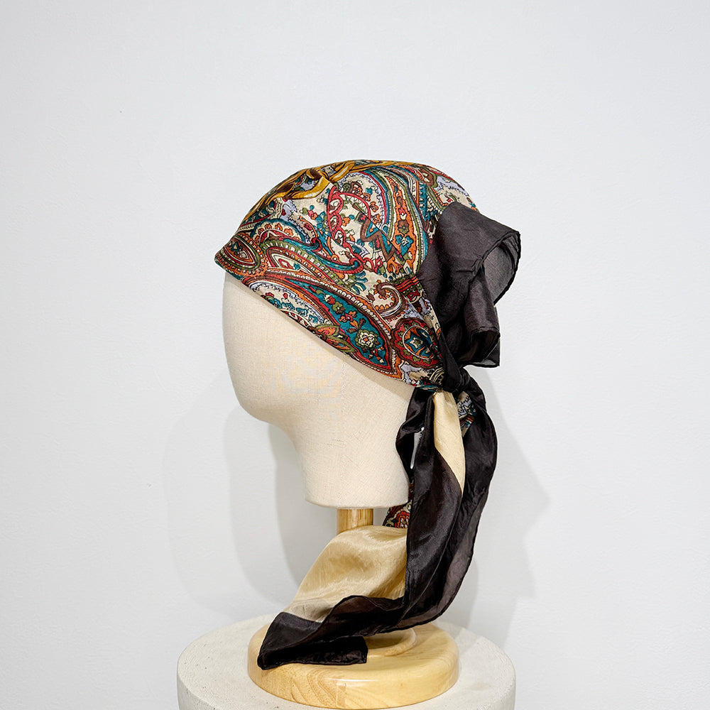 Vintage Silk scarf _M-11