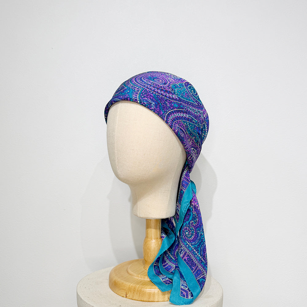 Vintage Silk scarf _M-23_