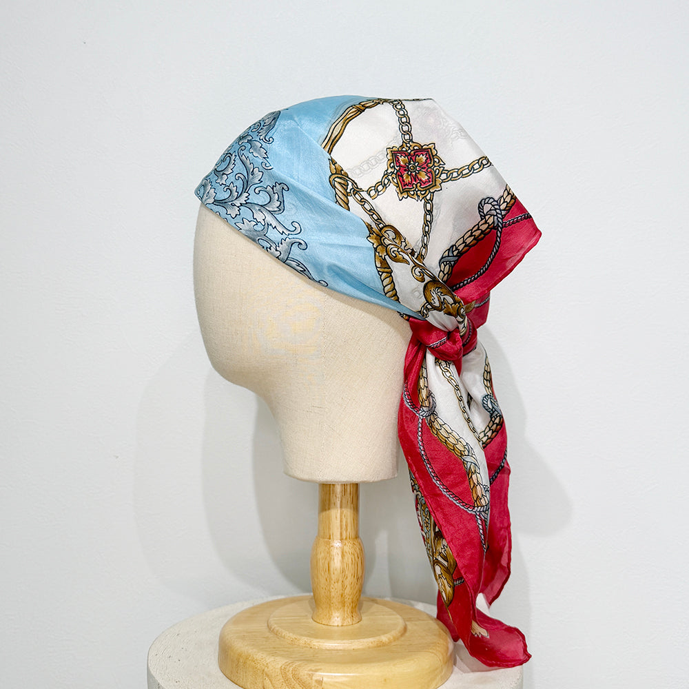 Vintage Silk scarf _M-38