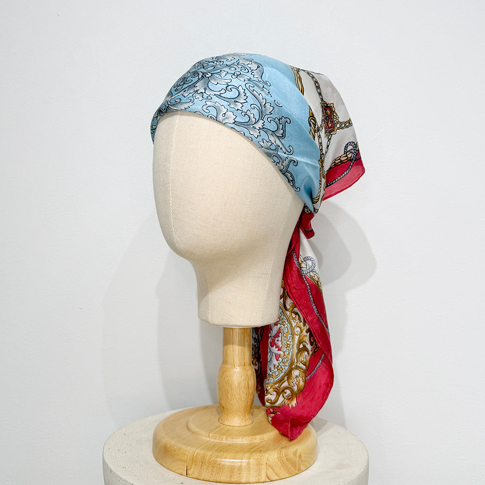 Vintage Silk scarf _M-38