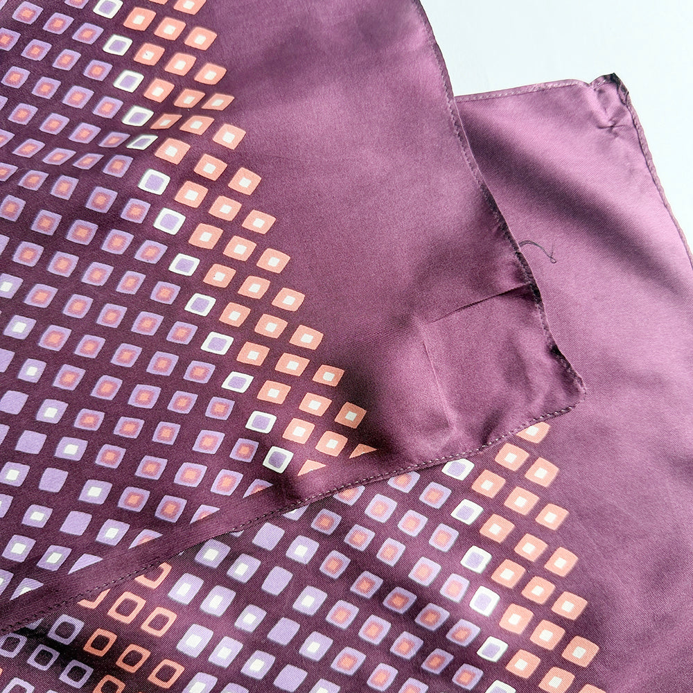 Vintage Silk scarf _変形_4