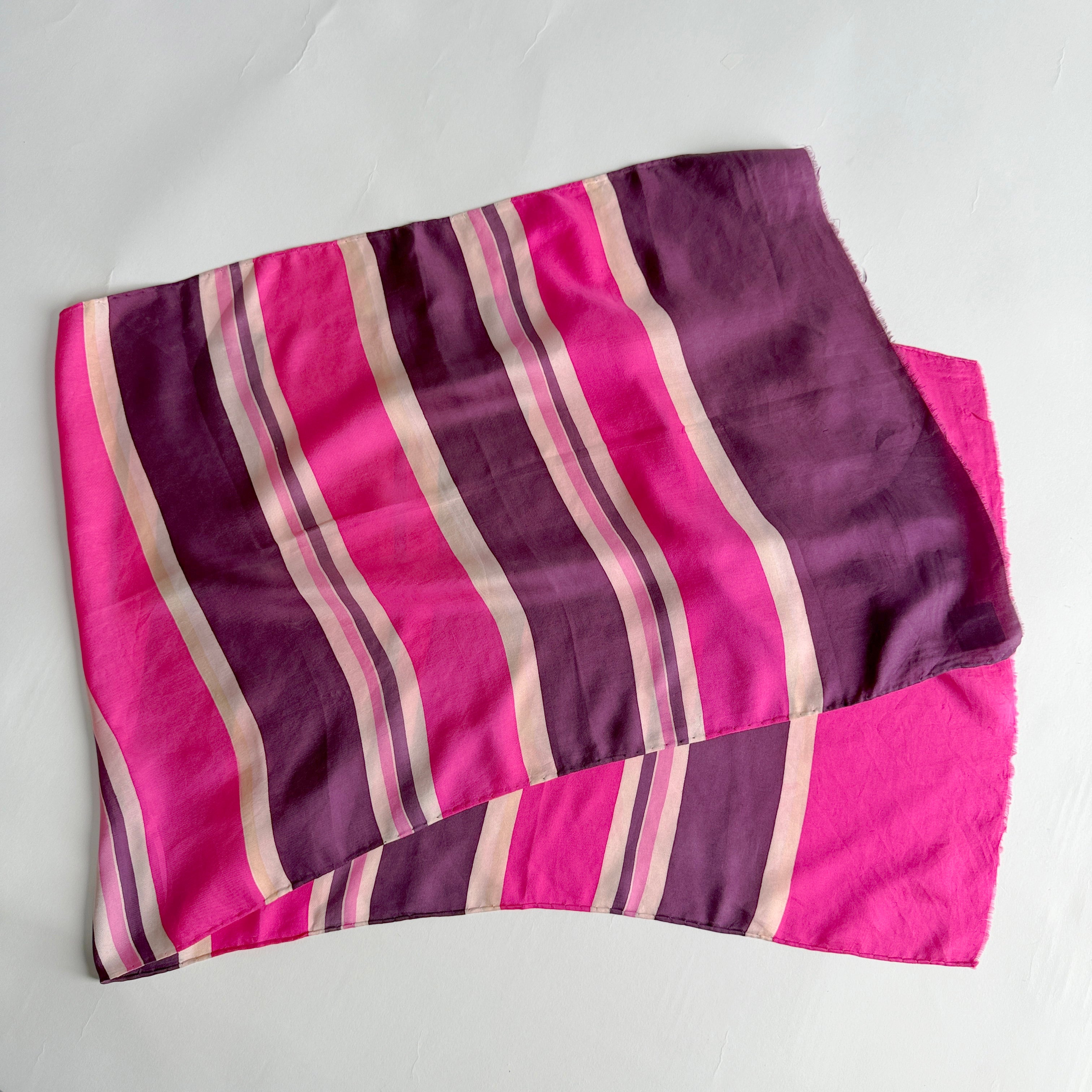 Vintage Silk scarf _変形_6
