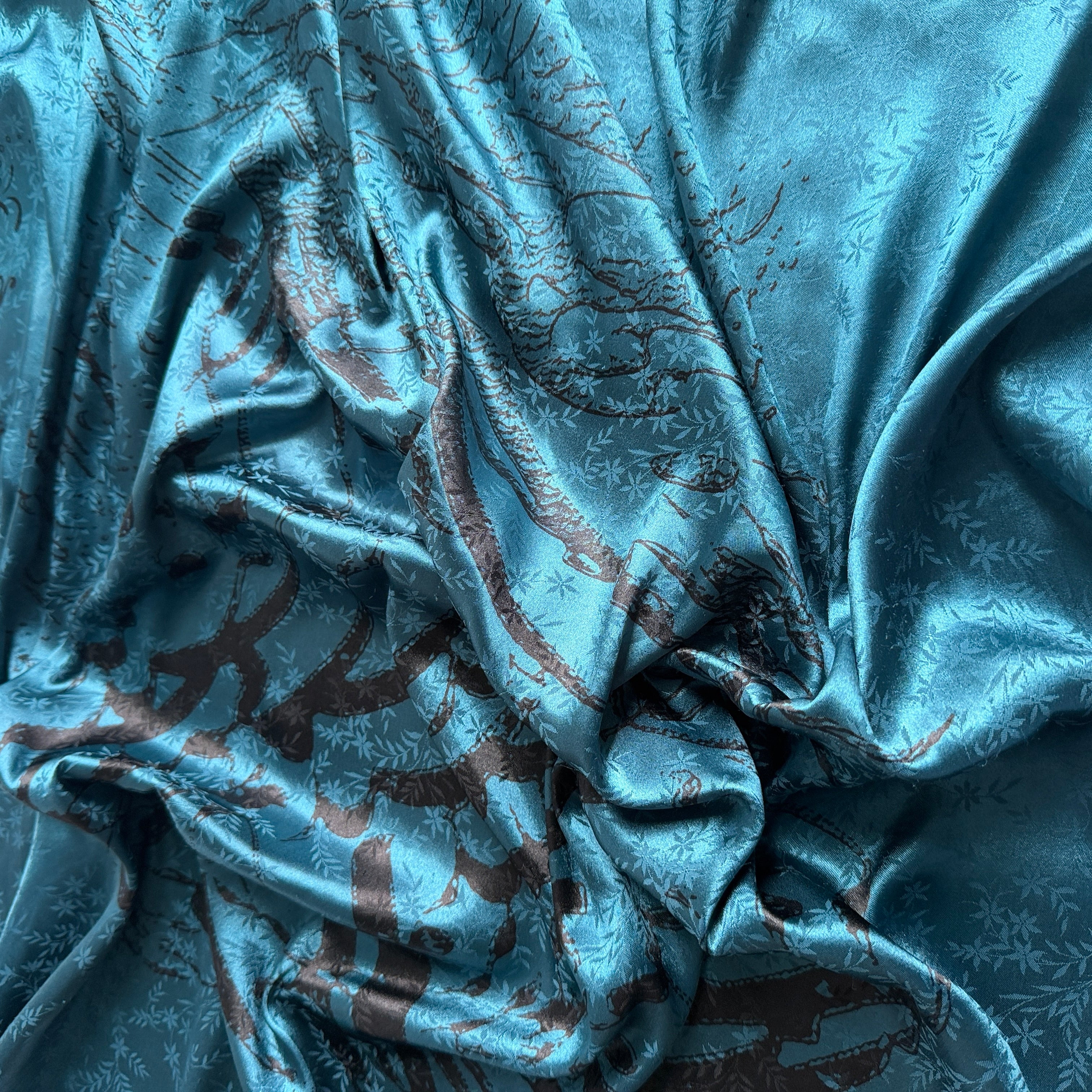 Vintage Silk scarf _L-5