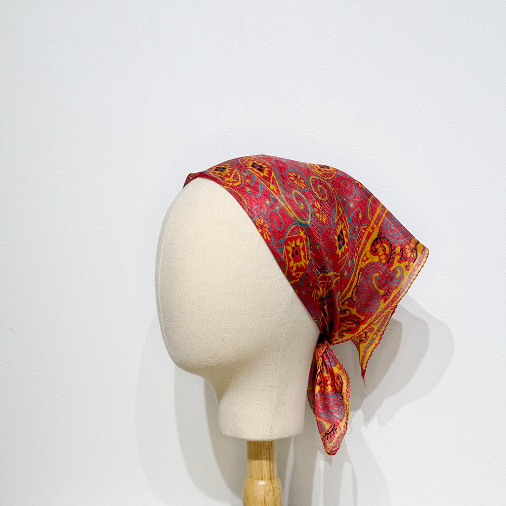 Vintage Silk scarf _S-30_