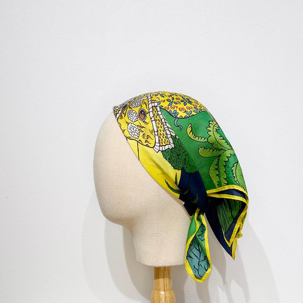 Vintage Silk scarf _S-31_