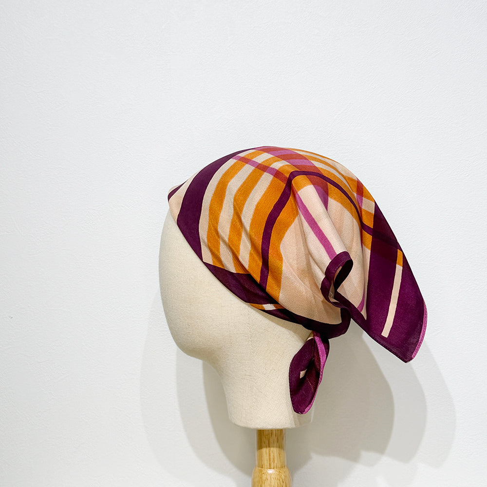 Vintage Silk scarf _S-35