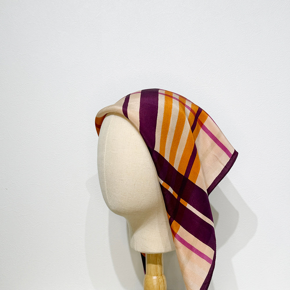 Vintage Silk scarf _S-35