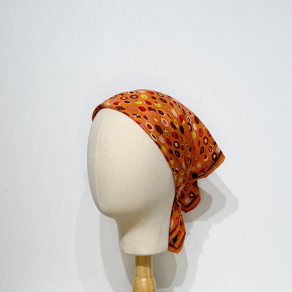 Vintage Silk scarf _S-49