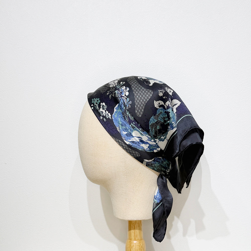 Vintage Silk scarf _S-25