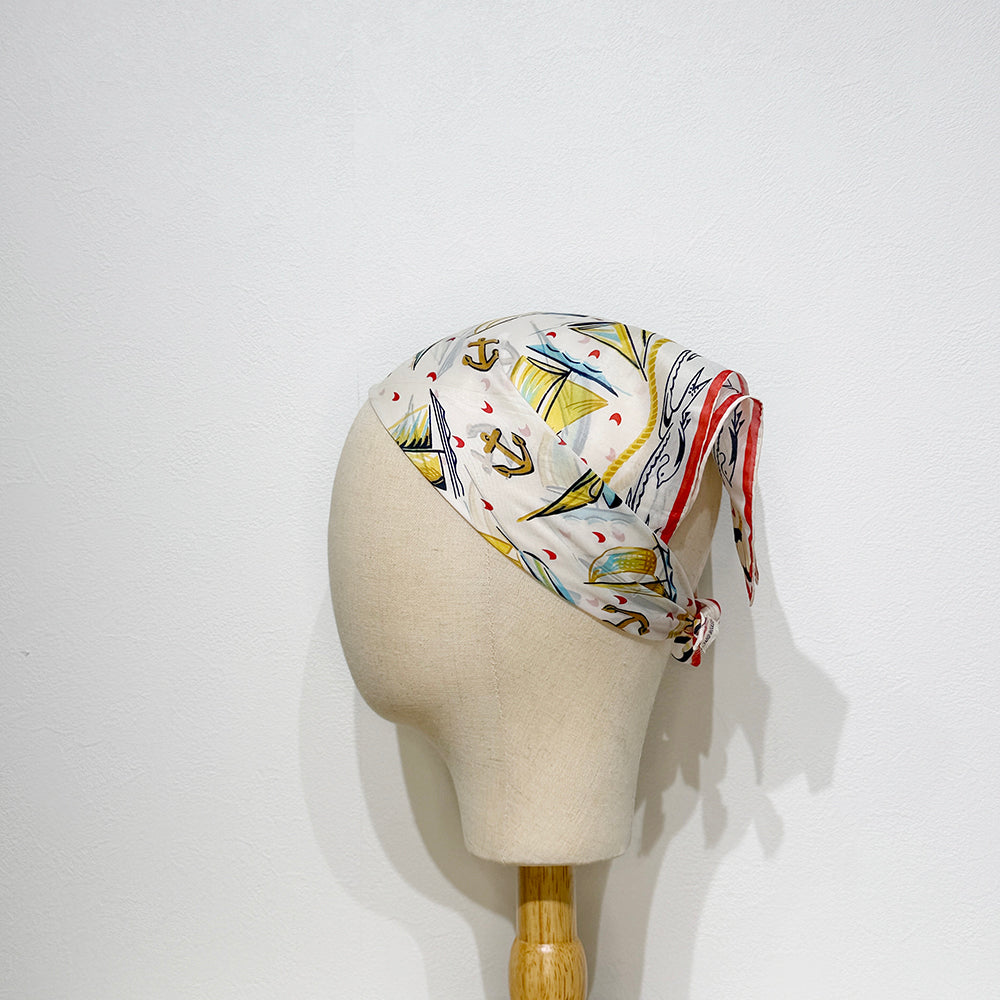 Vintage Silk scarf _S-38_