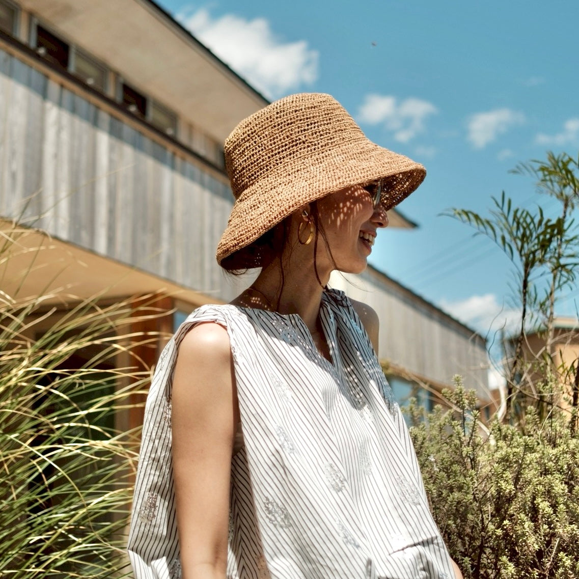 帽子 marihoja raffia lace KASA hat Raffia Lace Crochet Hat