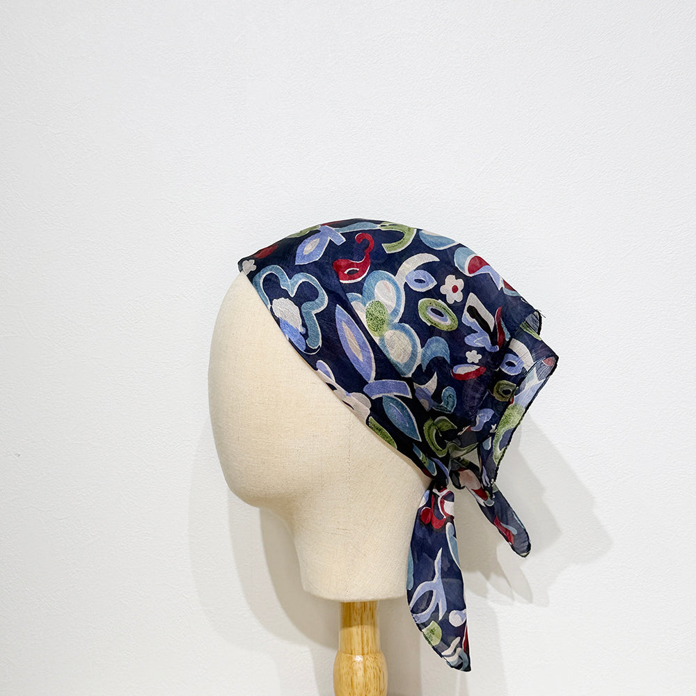 Vintage Silk scarf _S-10