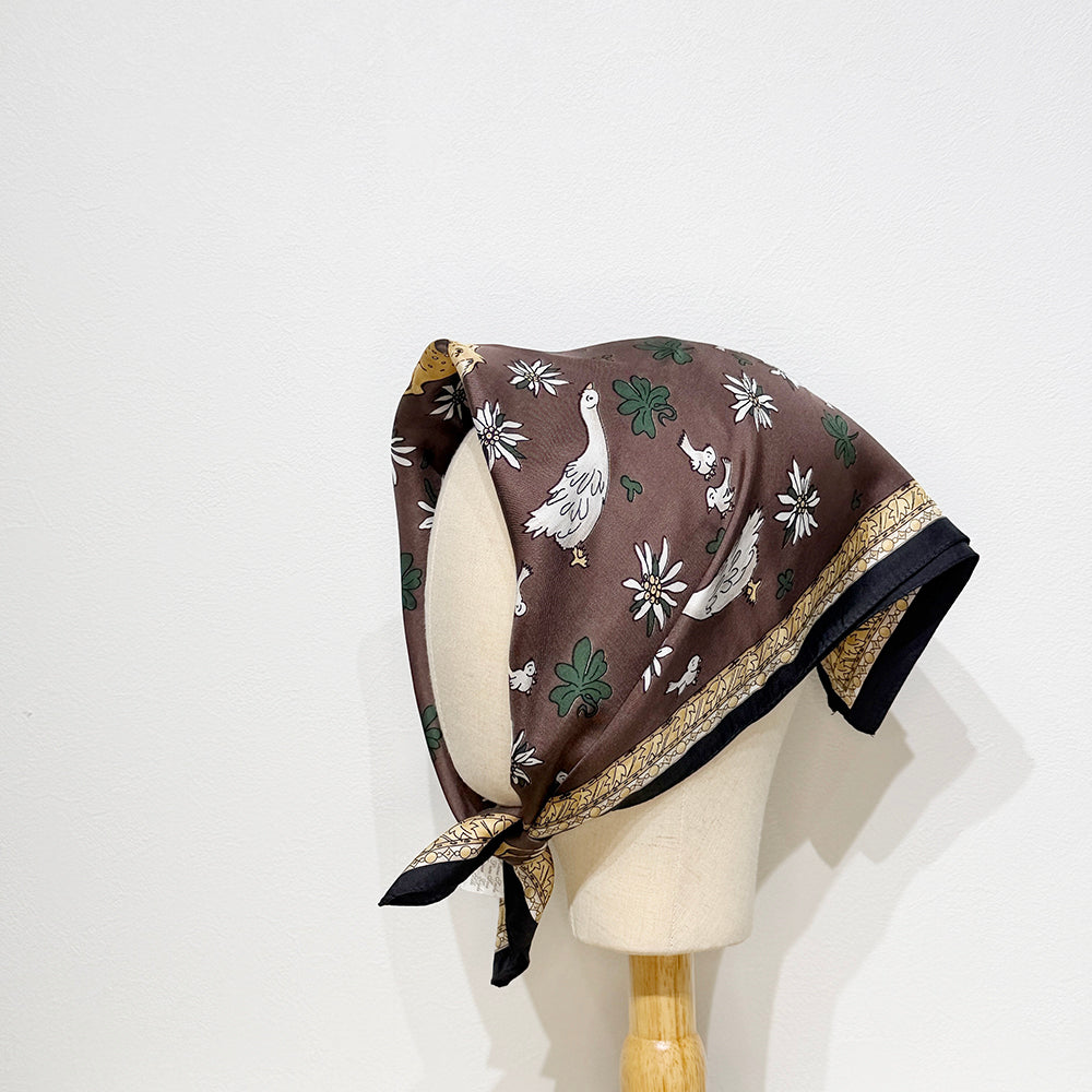 Vintage Silk scarf _S-8