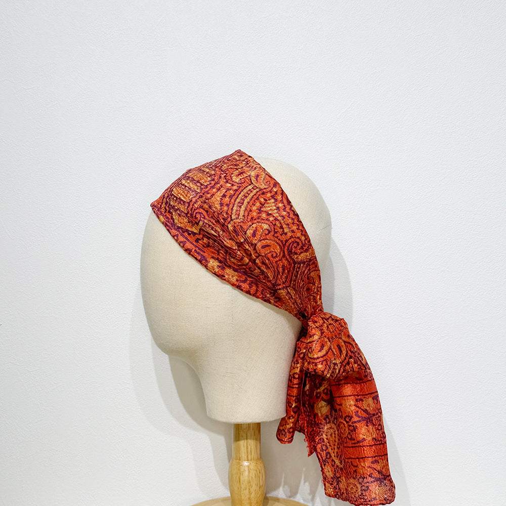 Vintage Silk scarf _変形_3
