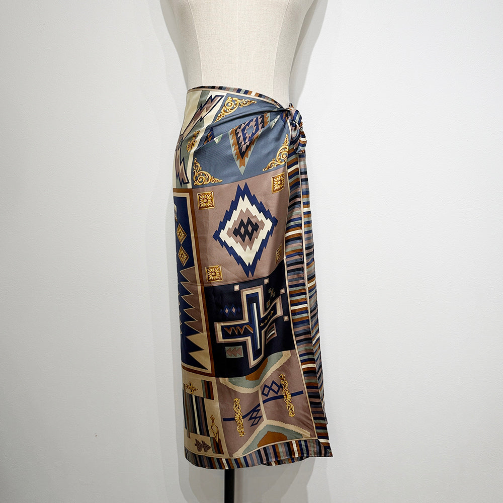 Vintage Silk scarf _L-14