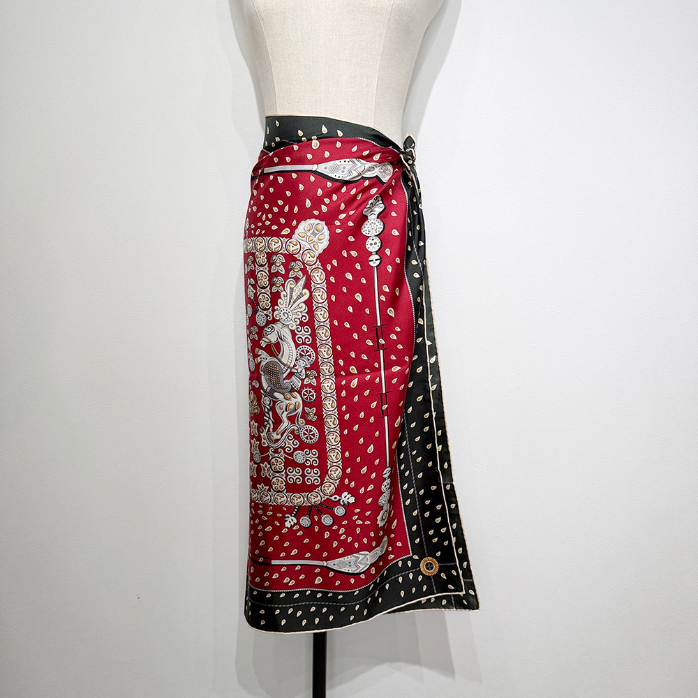 Vintage Silk scarf _L-11