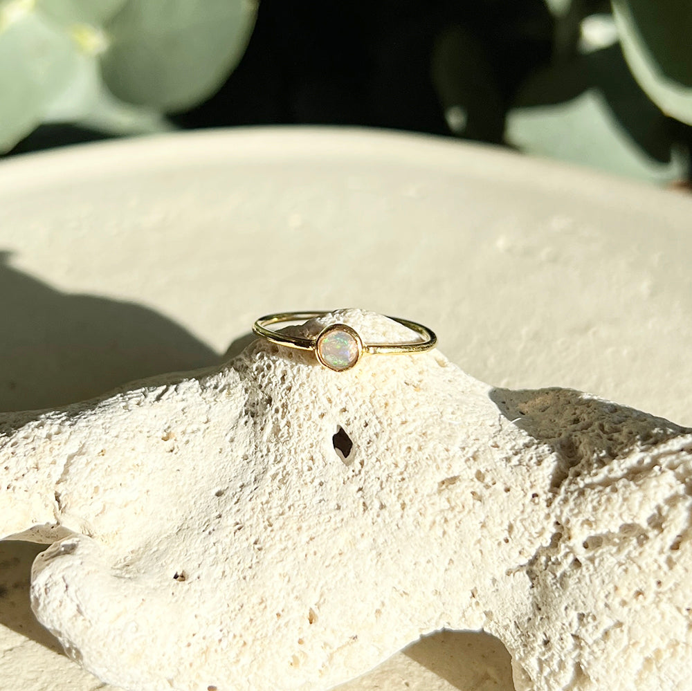 Natural Stone Ring [Opal 12]