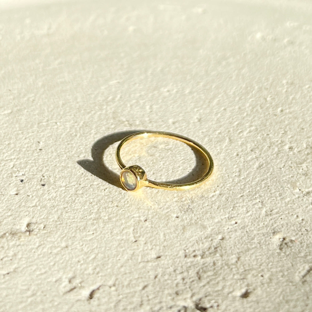 Natural Stone Ring 【Opal 12】