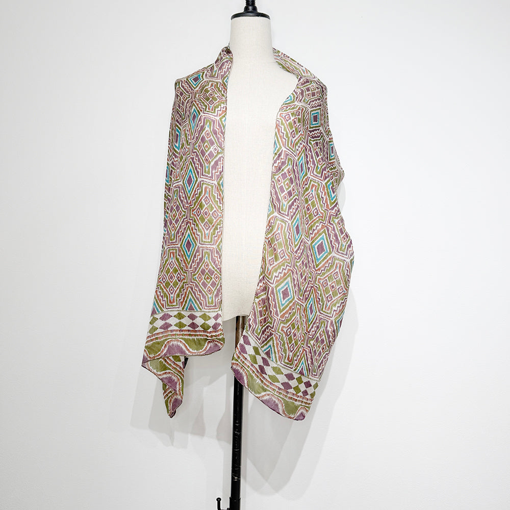 Vintage Silk scarf _変形_5_